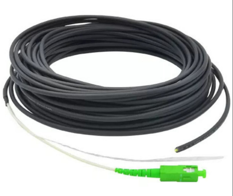SC preto UPC do cabo pendente 50M 20M de cabo de remendo FTTH do SC APC FTTH da bainha de LSZH
